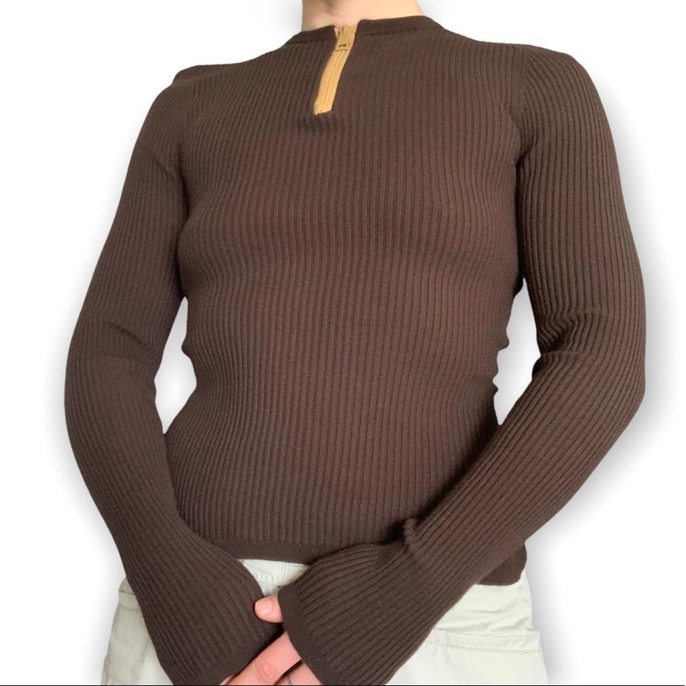 Ribbed Brown SUNNEI Shirt